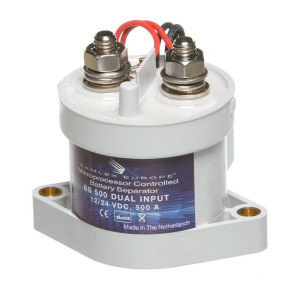 Samlex BS 500 DUAL | Batteriseparator 500A 12-24V | Samlex | Mikroprocessor, automatisk avstängning, kompakt design
