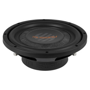 Musway MWS1044 | 10 tum subwoofer | Musway | 300W RMS, 600W max, 87mm djup, glasfiber/kolfiber, bil, kompakt