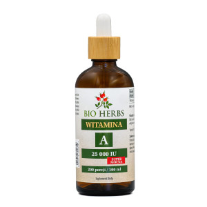 WITAMINA A 25 000 IU W OLEJU SUPER MOCNA 100 ML