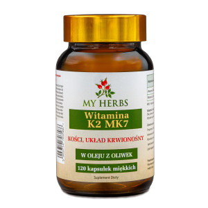 WITAMINA K2 MK7 W OLEJU Z OLIWEK 120 KAPS.