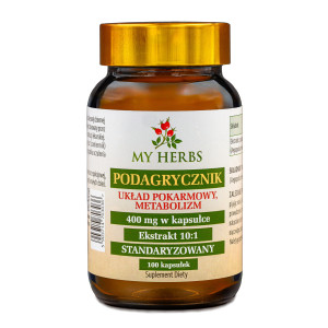 PODAGRYCZNIK 400 MG 100 KAPSUŁEK UKŁAD POKARMOWY METABOLIZM
