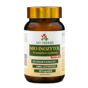 MIO INOZYTOL N-ACETYLO-L-CYSTEINA PREMIUM STANDARYZOWANY 60 KAPSUŁEK