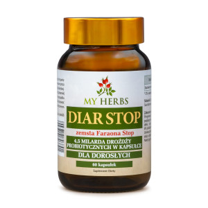 DIAR STOP PROBIOTYK - ZEMSTA FARAONA STOP 60 KAPS