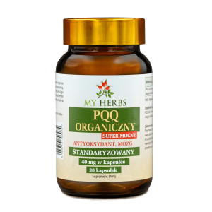 PQQ SUPER MOCNY ORGANICZNY STANDARYZOWANY 40 mg 30 KAPS.