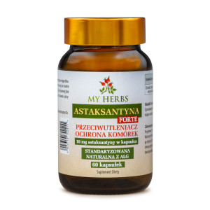 ASTAKSANTYNA FORTE STANDARYZOWANA NATURALNA Z ALG 60 KAPSUŁEK