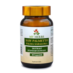SAW PALMETTO PALMA SABAŁOWA EKSTRAKT STANDARYZOWANY 80 KAPSUŁEK