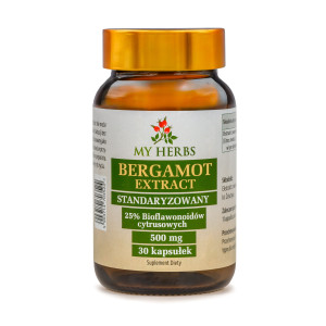 BERGAMOT EXTRACT STANDARYZ. 25% BIOFLAWONOIDÓW CYTRUSOWYCH 30 KAPS