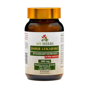IMBIR LEKARSKI SUPER MOCNY 400 MG IMBIR 80 KAPS.