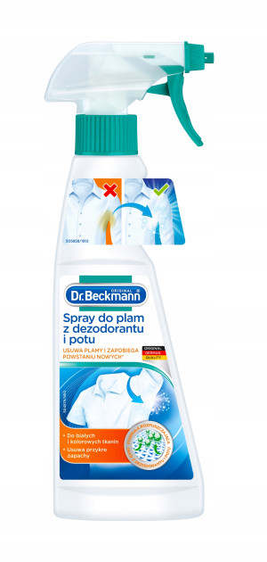 Dr. beckmann - spray do plam z dezodorantu potu 250 ml