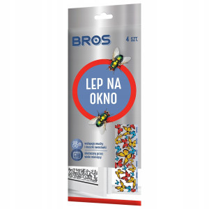 Bros - lep na okno na muchy 4 szt.