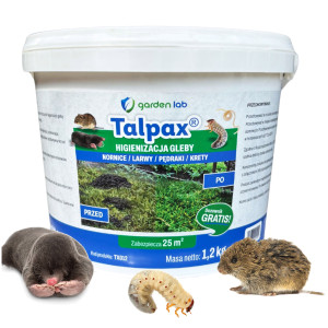 Garden lab - talpax 1,2 kg nawóz chroni uprawy przed turkuciami kretami pędrakami itp.