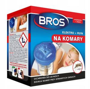 Bros - elektrofumigator + płyn 40ml na komary