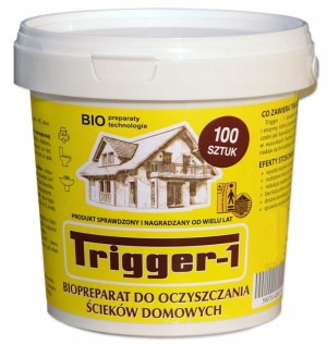 Trigger-1 - 100 tabletek bakterie do szamba i oczyszczalni