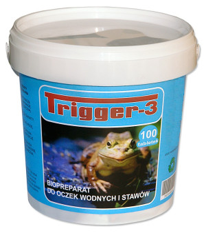 Trigger-3 - 100 tabletek bakterie do oczka wodnego