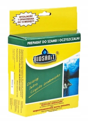 Aquafor - biosanit 500g eko preparat do szamb i oczyszczalni