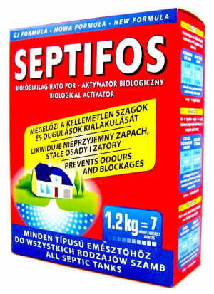 Septifos - bakterie do szamb i oczyszczalni 1,2 kg