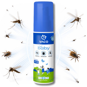Spray vaco preparat na kleszcze komary meszki bezpieczny dla dzieci 80 ml