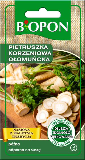 Biopon - nasiona pietruszka korzeniowa ołomuńcka 3g