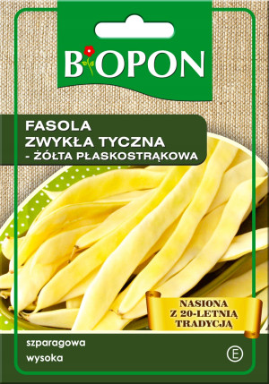 Biopon - nasiona fasola zwykła tyczna żółta 10g