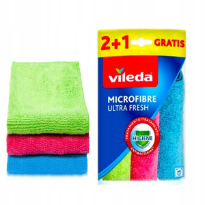 Vileda - ściereczka 2+1 gratis microfibre ultra fresch