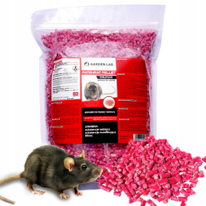 Garden lab - patenrat pellet 5 kg trutka na myszy szczury