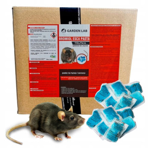 Garden lab - bromiol esca pasta 25kg trutka na myszy szczury