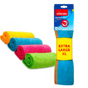 Vileda - ściereczka xl 4 szt. uniwersalna mikroaktywne style