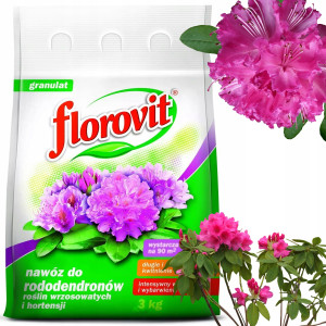 Florovit - nawóz 3 kg do rododendronów roślin wrzosowatych i hortensji