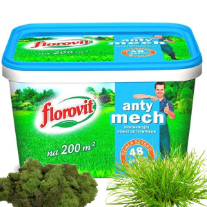 Florovit - nawóz 4kg interwencyjny do trawnika anty mech