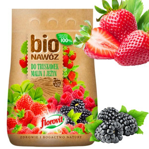 Florovit - bio nawóz do truskawek malin jeżyn 3,15 kg (5l)