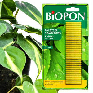 Biopon - pałeczki nawozowe do roślin zielonych 30 szt.