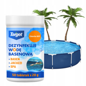 Target - chlortix oxy chlor szok do basenu 1 kg 50x20g