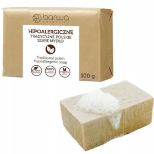 Barwa - mydło naturalne szare hipoalergiczne 100g