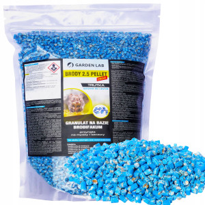 Garden lab - brody 2.5 pellet profi 20 kg trutka na myszy szczury brodifakum