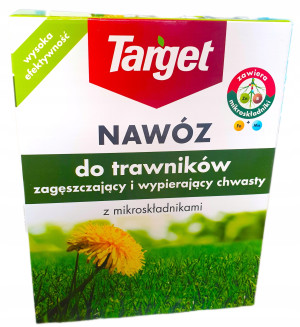 Target - nawóz 1 kg do trawników zagęszczający i wypierający chwasty z mikroelementami