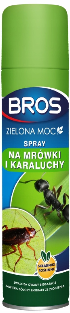 Bros -spray na mrówki i karaluchy zielona moc 300 ml