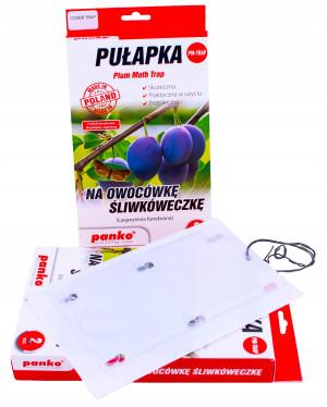 Panko - pułapka lep na muszki owocówki śliwkóweczka 2 szt.