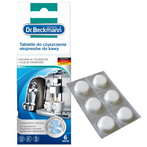 Dr. beckmann - tabletki do czyszczenia ekpresów do kawy 6 szt.