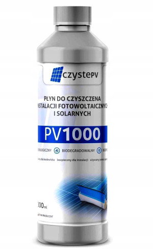Czystepv - płyn do mycia paneli solarnych fotowoltaicznych 1l