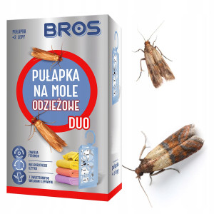 Bros - pułapka na mole odzieżowe duo + 2 wkłady