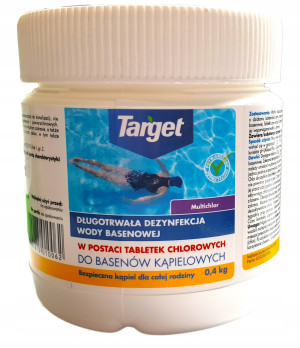 Target - chlor multi tabletki dezynfekcja wody w basenie 0,4 kg 20 tabs
