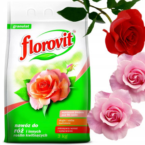 Florovit - nawóz do róż i roślin kwitnących 3 kg