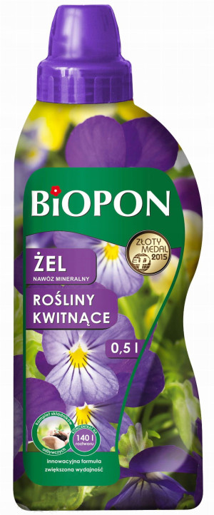 Biopon - nawóz odżywka żel do roślin kwitnących 0,5l