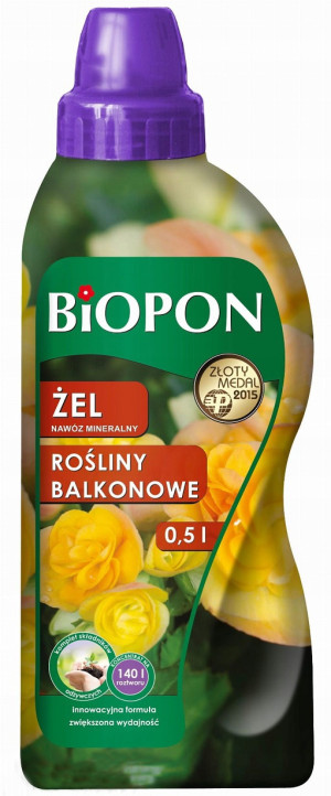 Biopon - nawóz odżywka żel do roślin balkonowych 0,5l