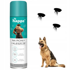 Happs - spray na pchły i kleszcze dla psów 250ml