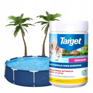 Target - chlor do basenu tabletki triochlor 1kg 5 x 200g
