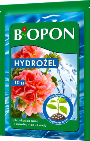 Biopon - hydrożel 10g zwiększa chłonność gleby
