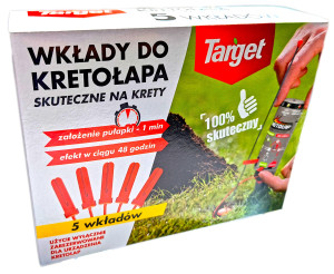 Kretołap petardy + wkłady 5 szt - Pułapka Na krety-Target