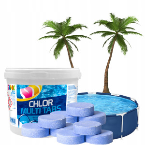 Gamix multi tabletki 3w1 chlor do basenu 200g 5 kg