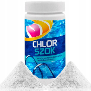 Mocny chlor szok do basenu granulat chemia basenowa gamix 1 kg